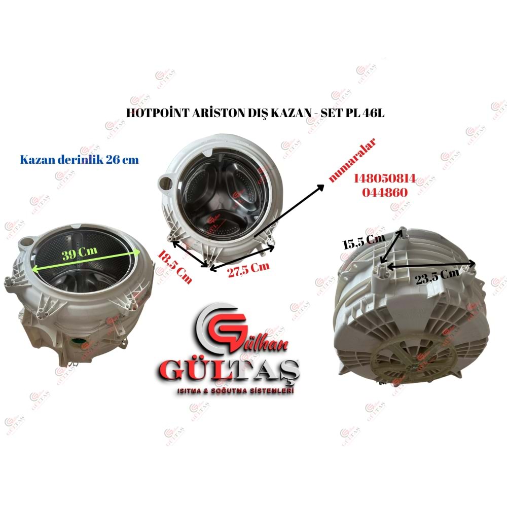 HOTPOİNT ARİSTON İNDESİT DIŞ KAZAN - SET PL 46L