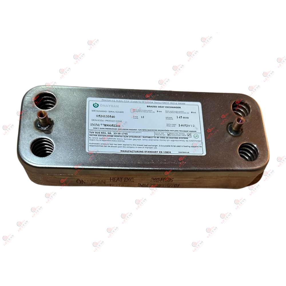 PLAKA EŞANJÖR ÖNAYSAN 12 PLAKA LOGIC TERMOTEKNİK 145MM