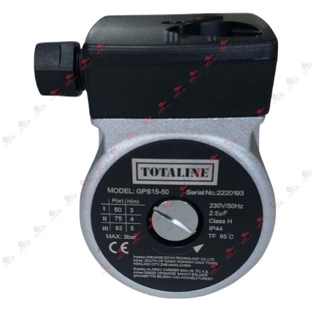 POMPA MOTOR TOTALINE GRUNDFOS TYPE GPS 15/50 MOTOR 82W