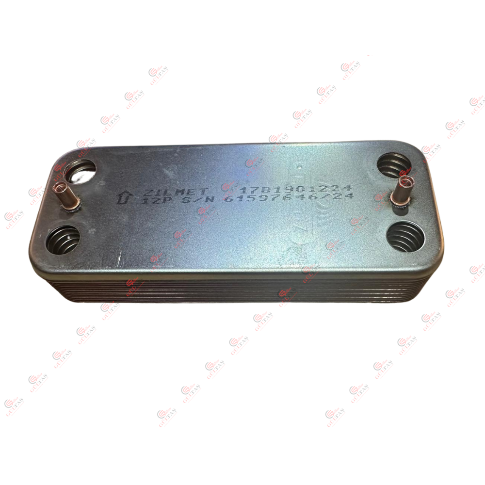 PLAKA EŞANJÖR ZILMET 12 PLAKA VIESSMAN 1D YENİ SERENA 17B1901224 154 MM