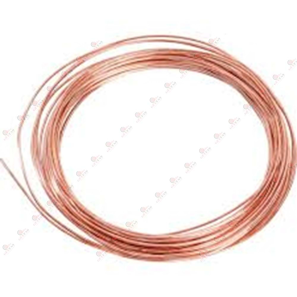 1/3 Bakır Kılcal Boru 2.2 - 1.2 mm 1 Metre