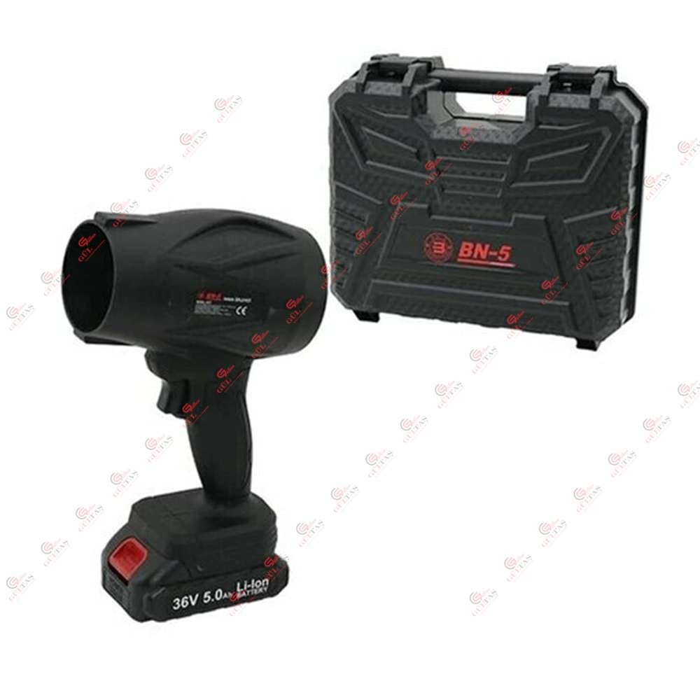 BN5 ŞARZLI TURBO HAVA ÜFLEME MAKİNASI 36V ÇİFT BATARYA