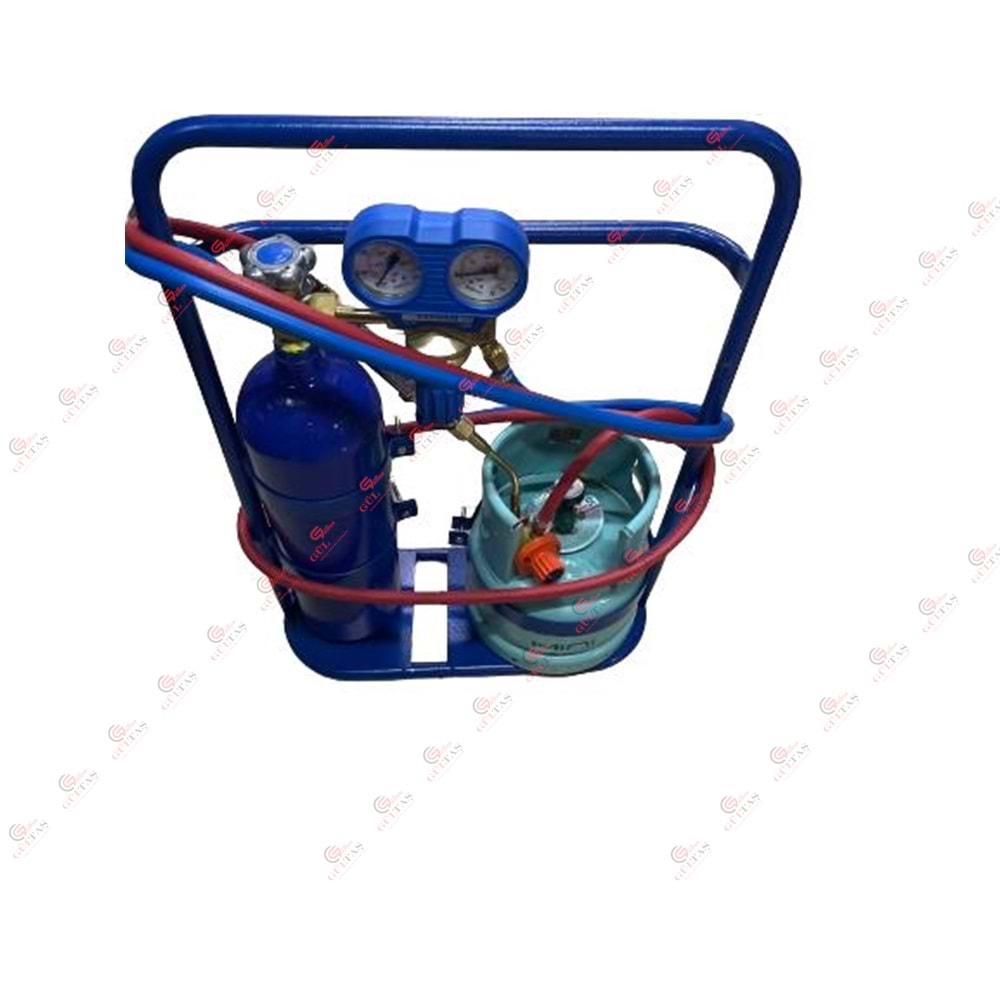 6 L Oksijen - Propan Kaynak Seti (Piknik Tüplü)