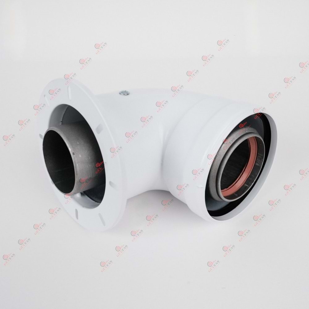 Hermetik Kombi Baca Dirseği Flanşlı 60/100