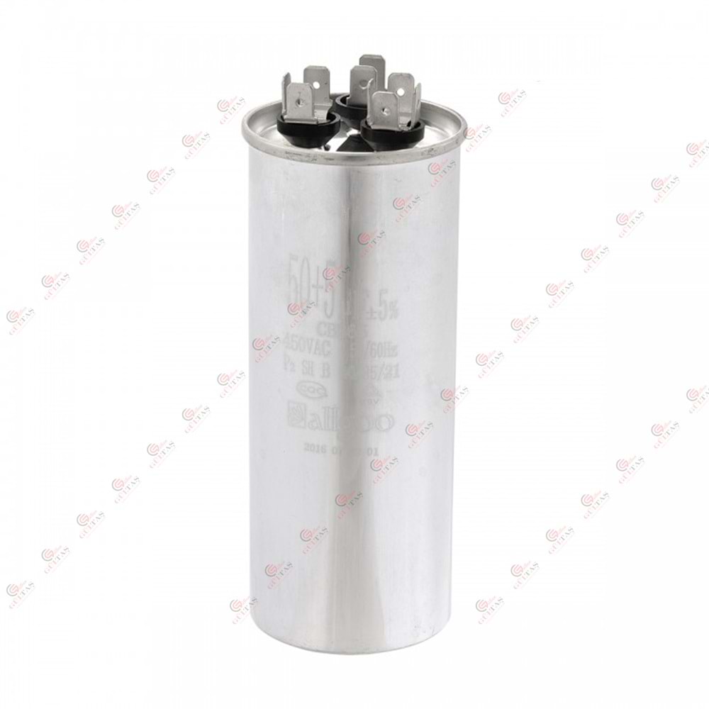 Capacitor 50+5 µF 450 VAC-50/60 Hz
