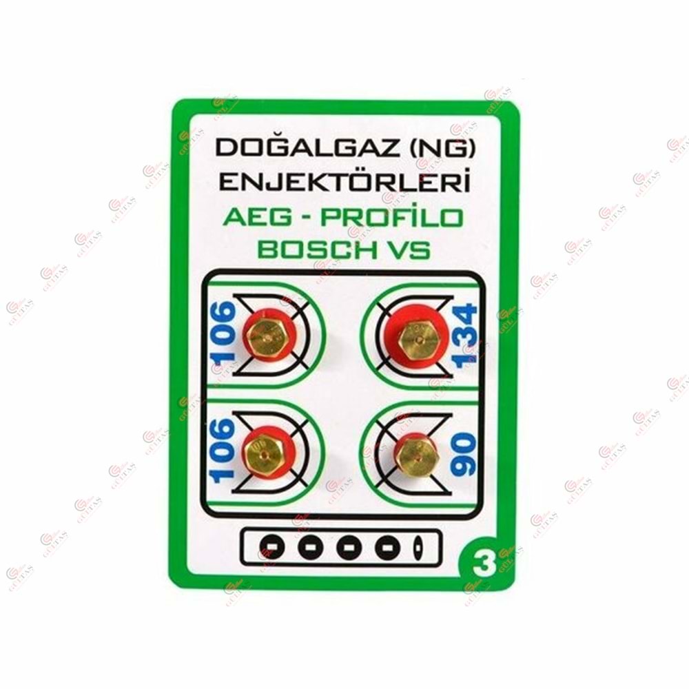 AEG DOĞALGAZ ENJEKTÖR 7 MM