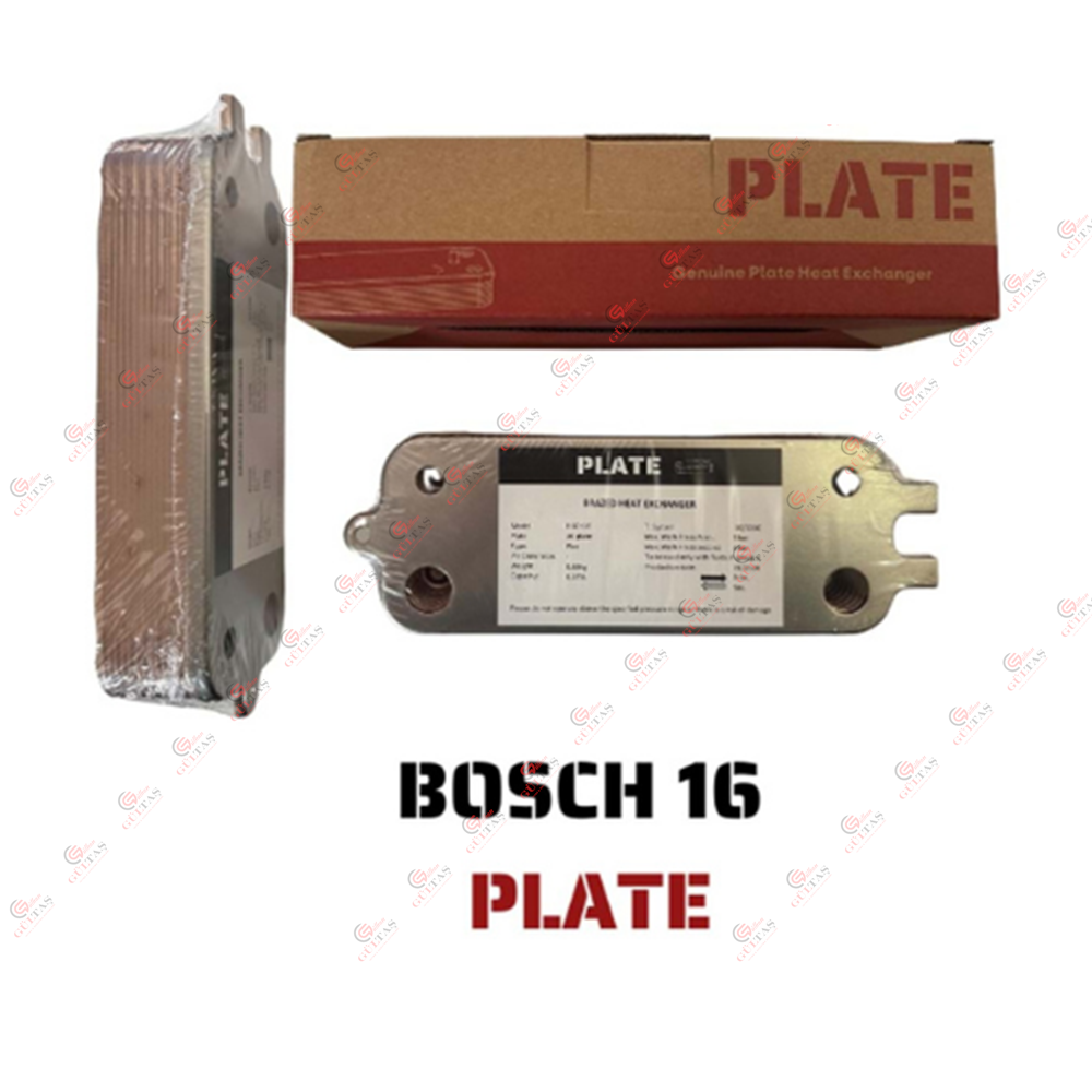 PLAKA EŞANJÖR BOSCH VIESSMANN 16 PLAKA PLATE