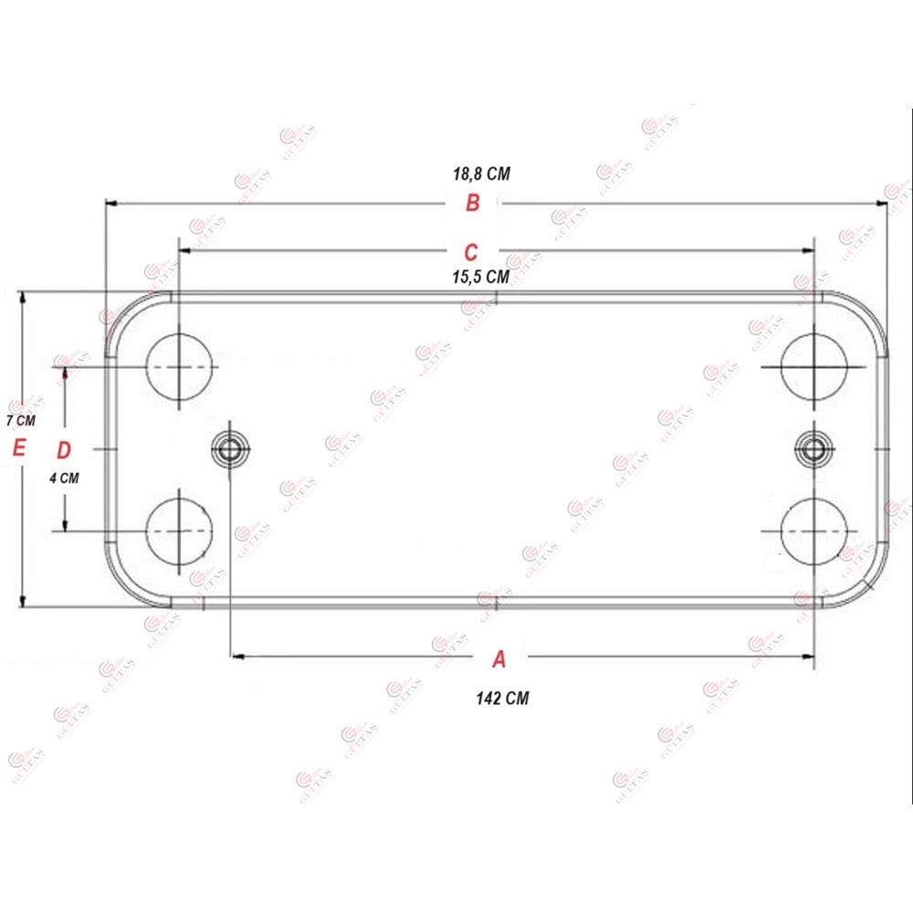 PLAKALI EŞANJÖR ARİSTON 12 HRALE