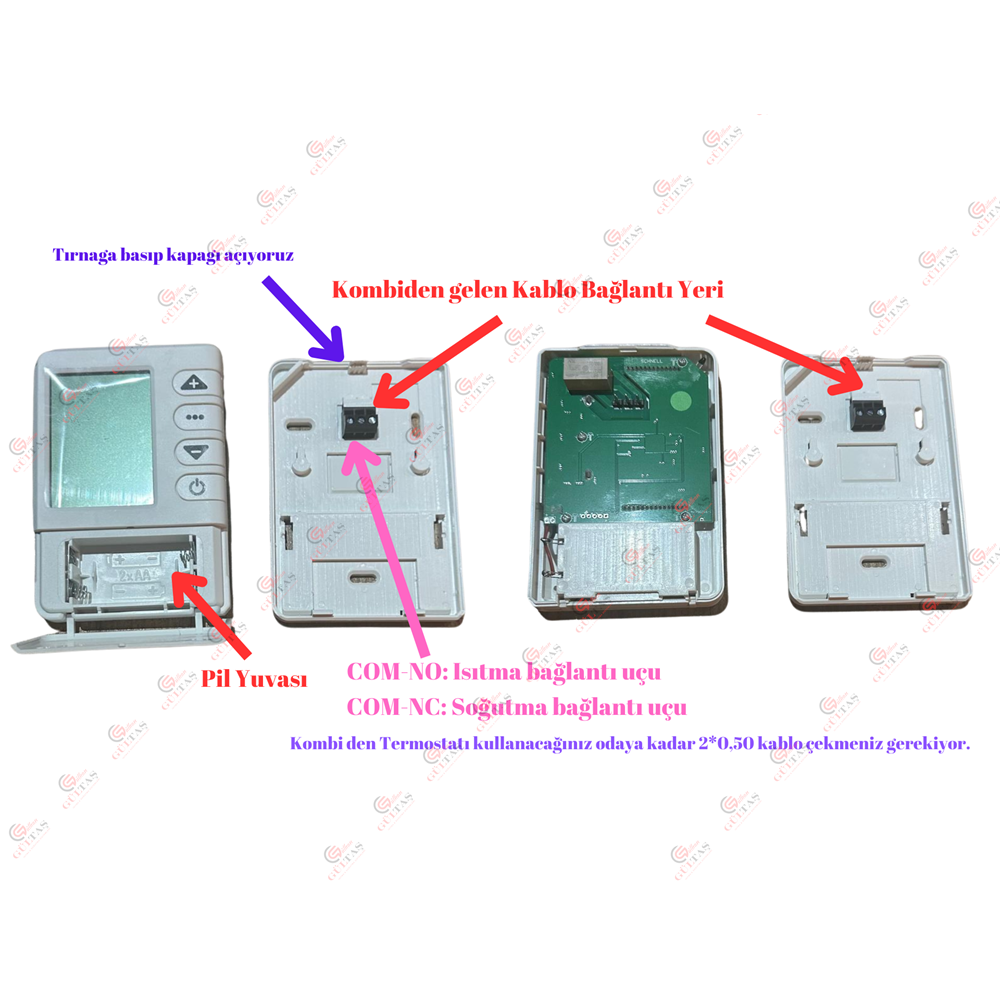 SCHNELL S-202A ODA TERMOSTAT (KABLOLU PROGRAMLI)