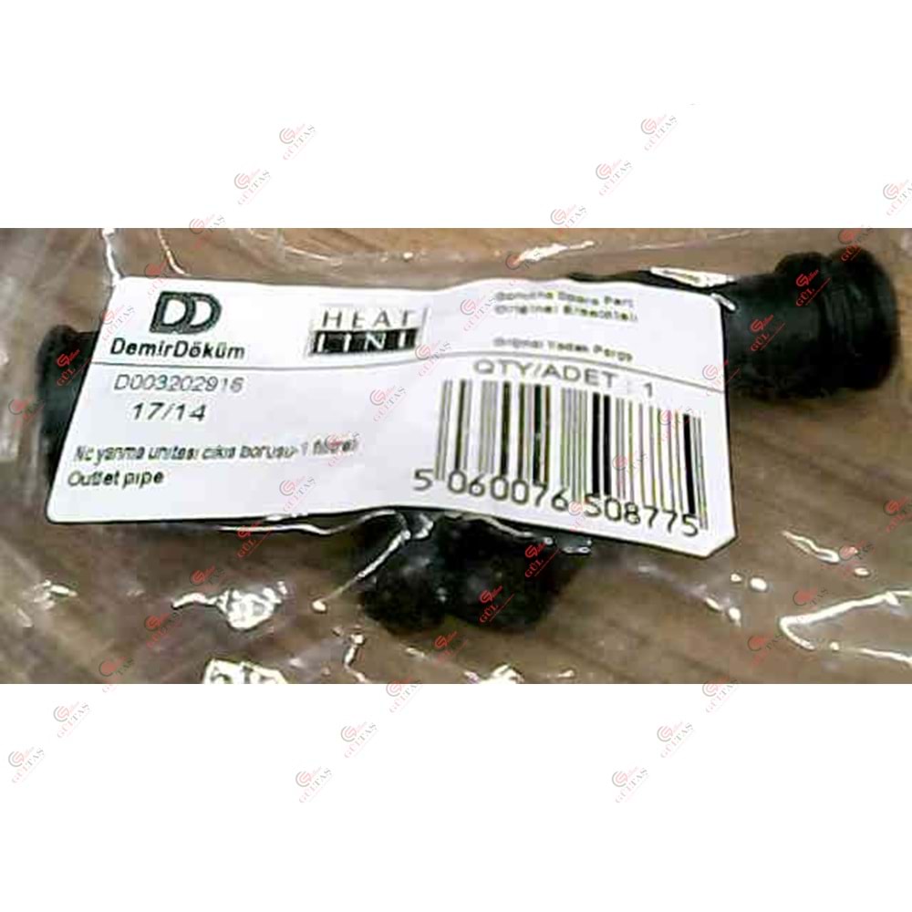 YANMA ÜNİTESİ ÇIKIŞ BORUSU FİLTRE DEMİRDÖKÜM