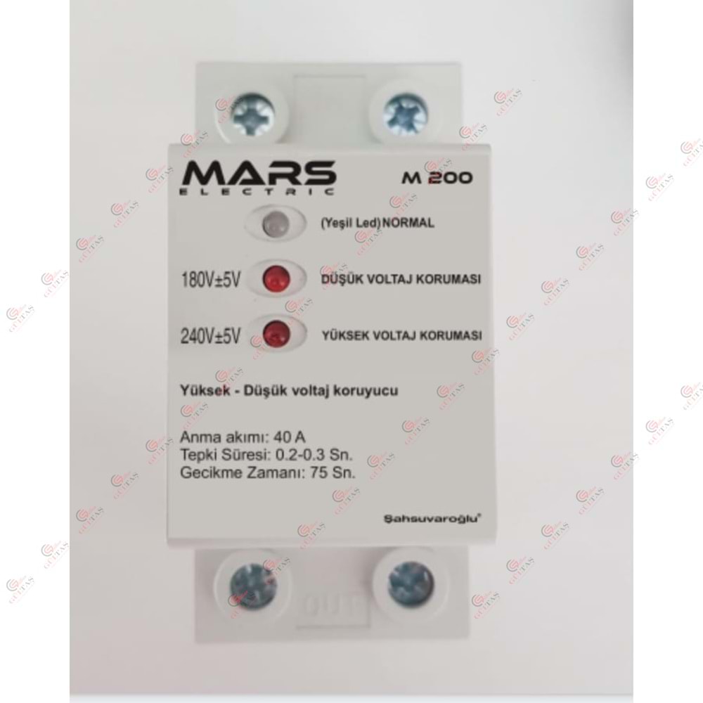 M200 VOLTAJ KORUYUCU SİGORTA TİPİ