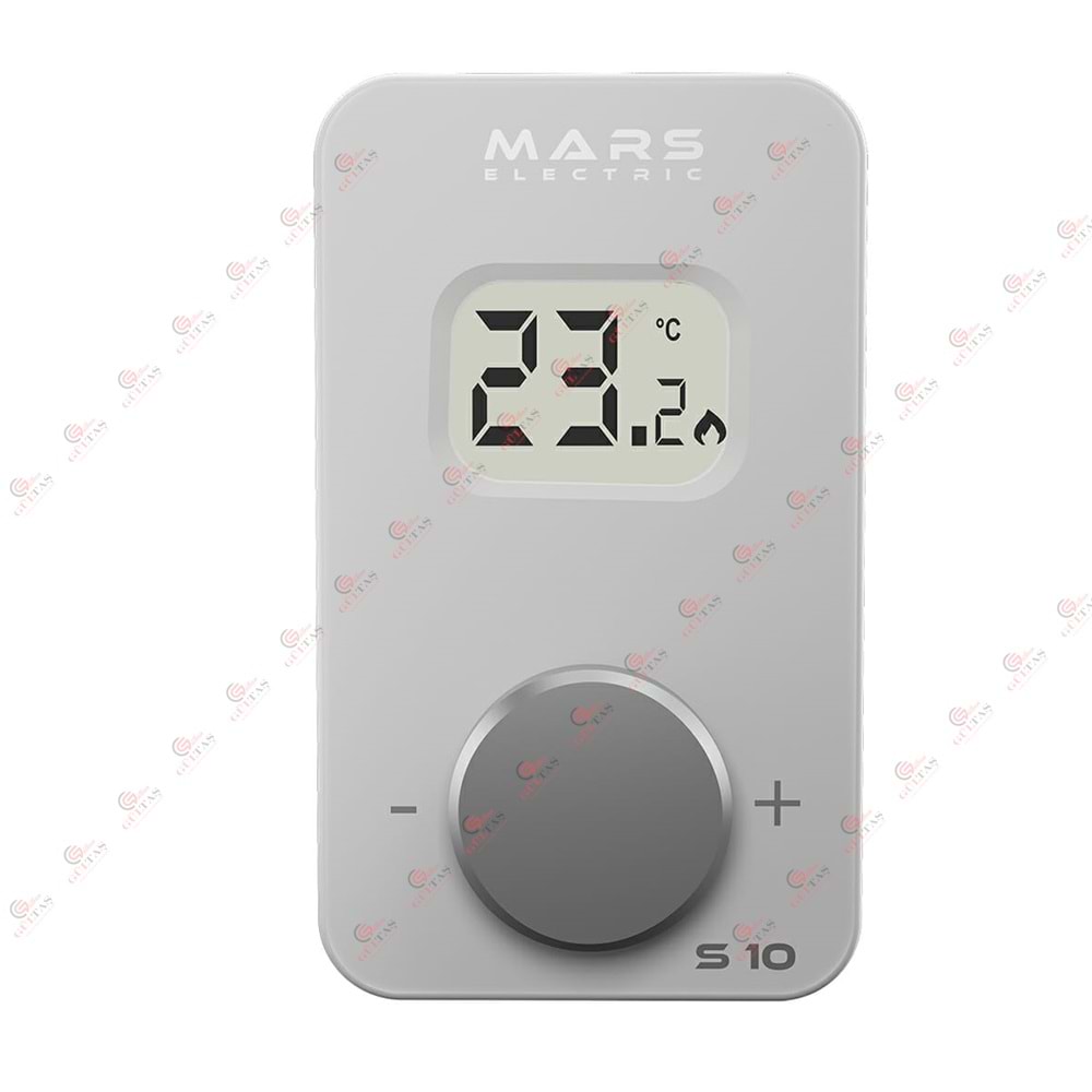 MARS S10 KABLOSUZ ODA TERMOSTATI BEYAZ