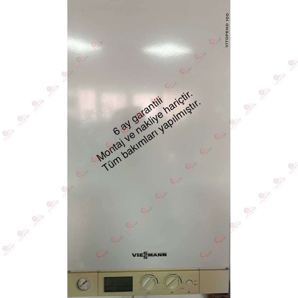 VİESSMANN VİTOPENT 100 HERMATİK KOMBİ İKİNCİ EL (NAKLİYE MONTAJ HARİÇ)