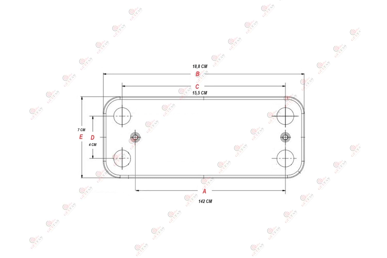 BEİZEN ARİSTON CLASS PLAKA EŞANJÖR 142 MM