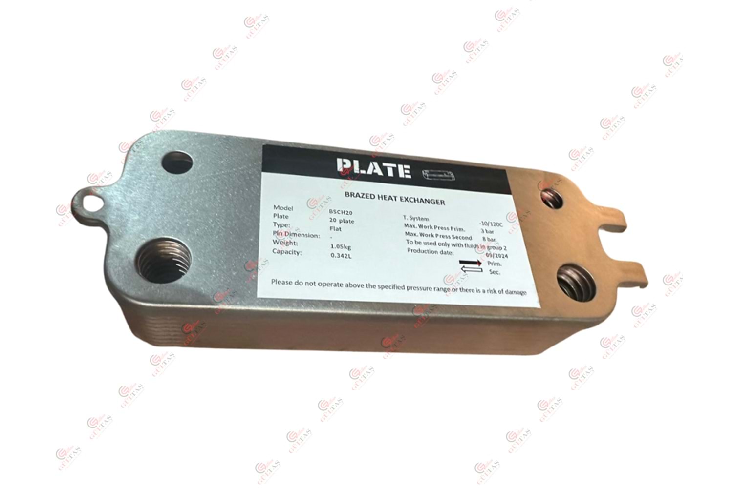 Plakalı Eşanjör Bosch 20 Plaka PLATE