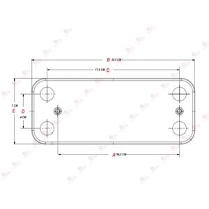BEİZEN BAYMAK BAXİ 12 PLAKA EŞANJÖR 156,5 MM