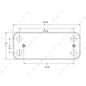 Plakal Eşanjör Ariston Era 142 mm