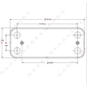 PLAKALI EŞANJÖR CONDEVO ADEN NEVA NİTRON 12 PLAKA 166 MM