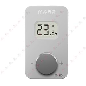MARS S10 KABLOSUZ ODA TERMOSTATI BEYAZ