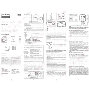 GENERAL HT250 RF KABLOSUZ ODA TERMOSTAT