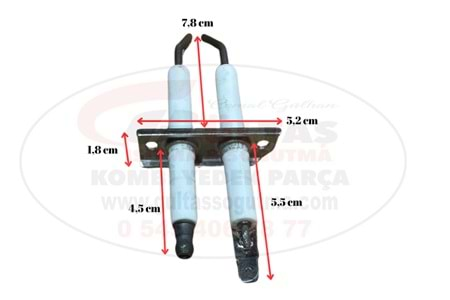 WARMHAUS ORJİNAL KAZAN ATEŞLEME ELEKTRODU