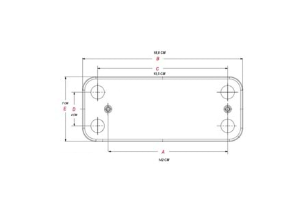 Plakal Eşanjör Ariston Era 142 mm