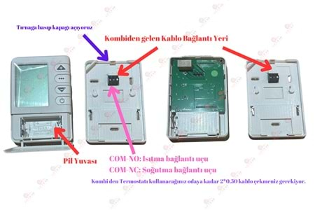 SCHNELL S-202A ODA TERMOSTAT (KABLOLU PROGRAMLI)