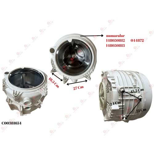 HOTPOİNT ARİSTON DIŞ KAZAN - SET PL 54L NICKEL C00381654