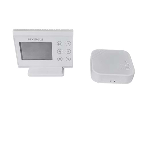 Generous Oda Termostatı Kablosuz Fon Işıklı Prog.