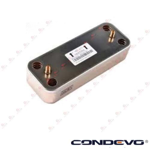 CONDEVO GIDEX PLAKA EŞANJÖR 10 PLAKA YENİ SERENA UNICAL TERMET IMMERGAS EOLA MINI VIESSMANN 1D VAILLANT GLOWWORM 154 MM