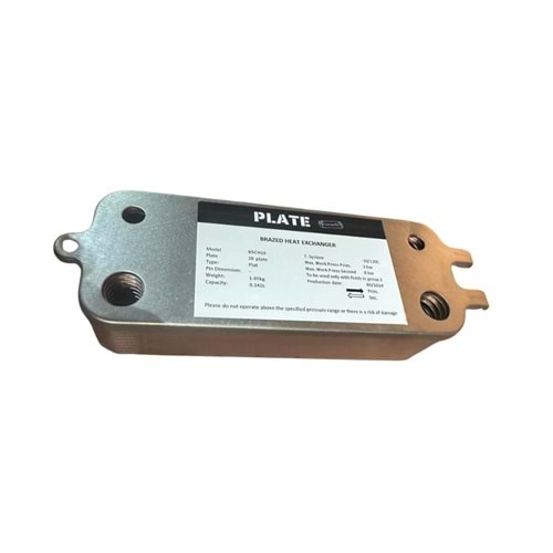 Plakalı Eşanjör Bosch 20 Plaka PLATE