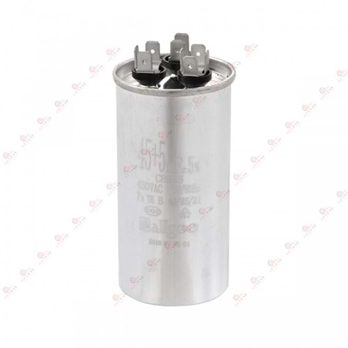 Capacitor 45+5 µF 450 VAC-50/60 Hz