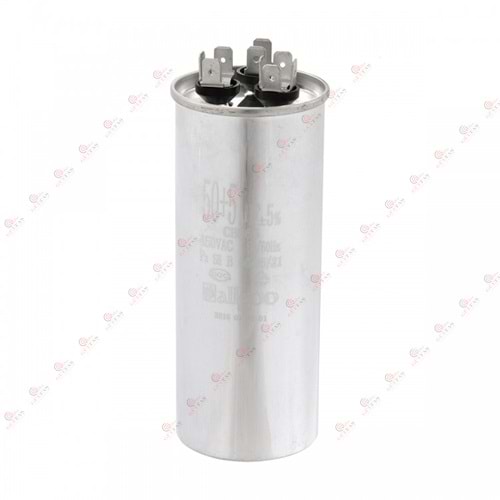 Capacitor 50+5 µF 450 VAC-50/60 Hz