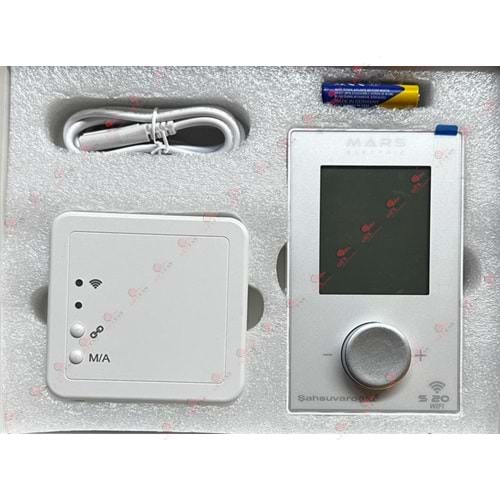 MARS S20 DİGİTAL WİFİ BEYAZ ODA TERMOSTAT