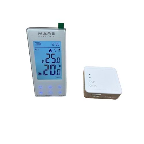 S45 BEYAZ KABLOSUZ PRO DİJİTAL ODA TERMOSTATI