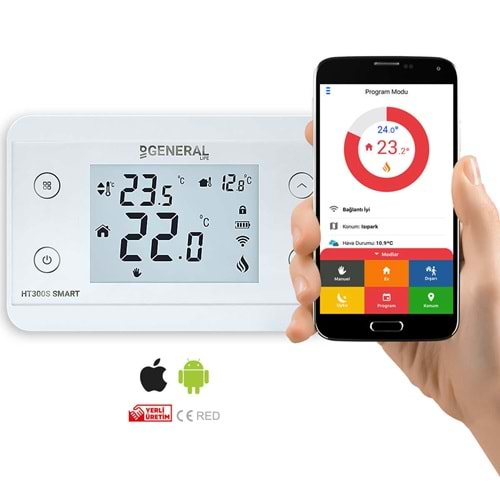 GENERAL HT300 SMART KABLOSUZ WİFİ TERMOSTAT