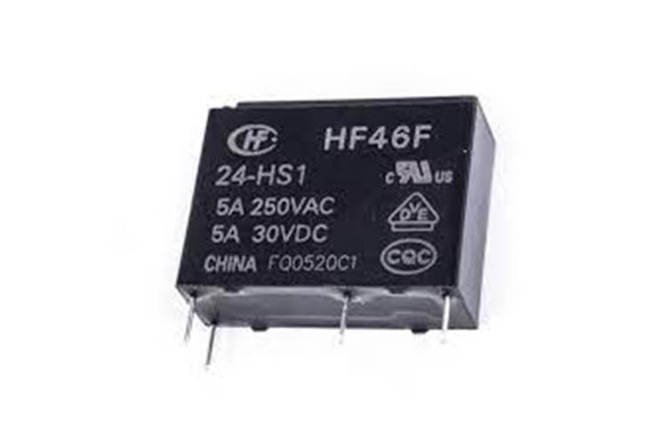 HF46F/24-HS1T, 24VDC 5A SPST-NO (1 Form A) Röle