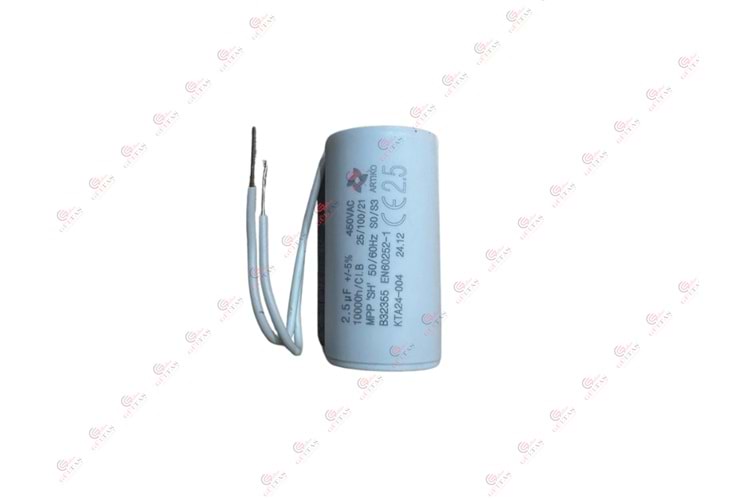 POMPA KONDANSATÖRÜ 2,5 UF 450V
