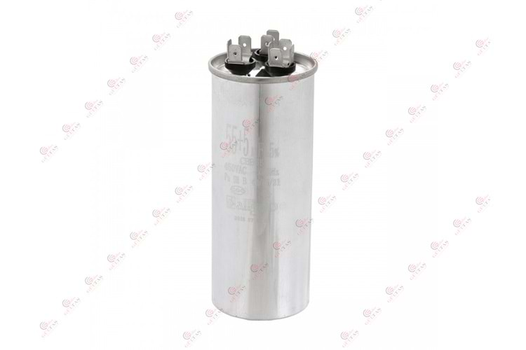 Capacitor 55+5 µF 450 VAC-50/60 Hz