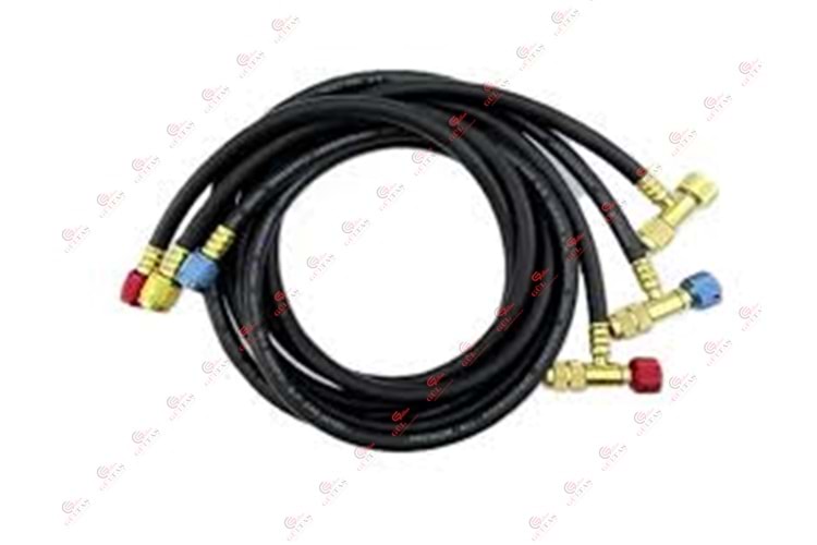 LX-HORTUM R410 SİYAH 3 VANALI MAVİ VE KIRMIZI (ADET)