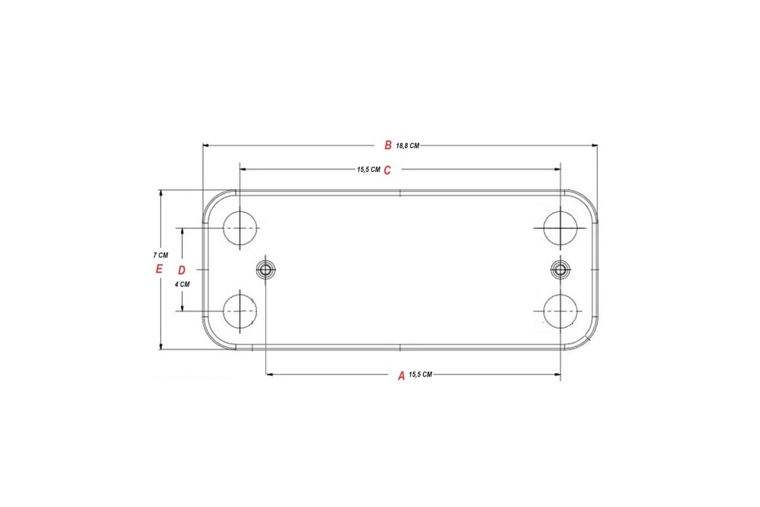 Plaka Eşanjör Önaysan 12 Plaka Yeni Serena 154MM