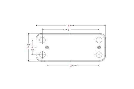 Plaka Eşanjör Önaysan 12 Plaka Yeni Serena 154MM