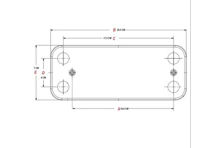 PLAKALI EŞANJÖR CONDEVO ADEN NEVA NİTRON 12 PLAKA 166 MM